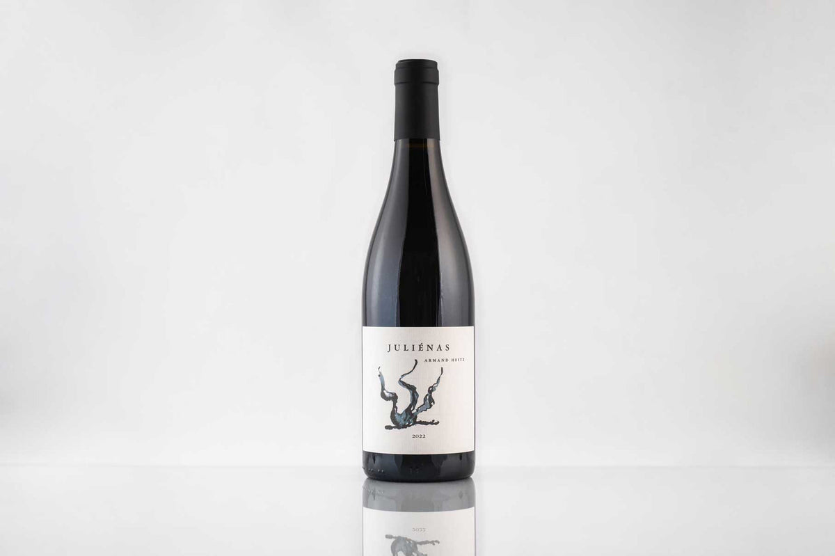 Armand Heitz Juliénas 2022, official producer bottle illustration. Refer to the listed bottle size.