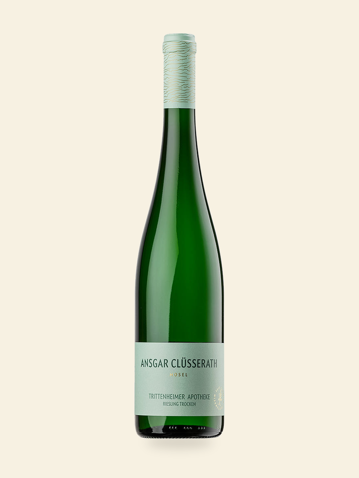 Harmonised bottle image for Ansgar Clüsserath Trittenheimer Apotheke Trocken 2021; refer to the listed vintage and bottle size