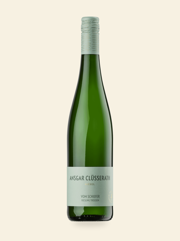 Harmonised bottle image for Ansgar Clüsserath Schiefer Riesling Trocken 2023; refer to the listed vintage and bottle size