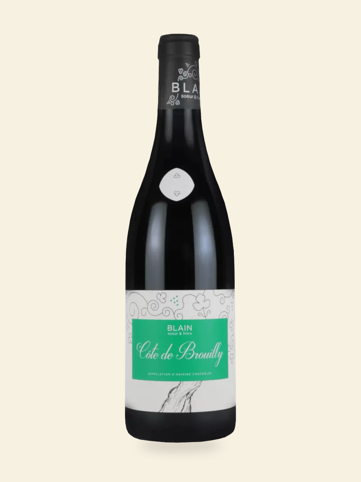Harmonised bottle image for Blain Soeur et Frère Côte de Brouilly 2020; refer to the listed vintage and bottle size