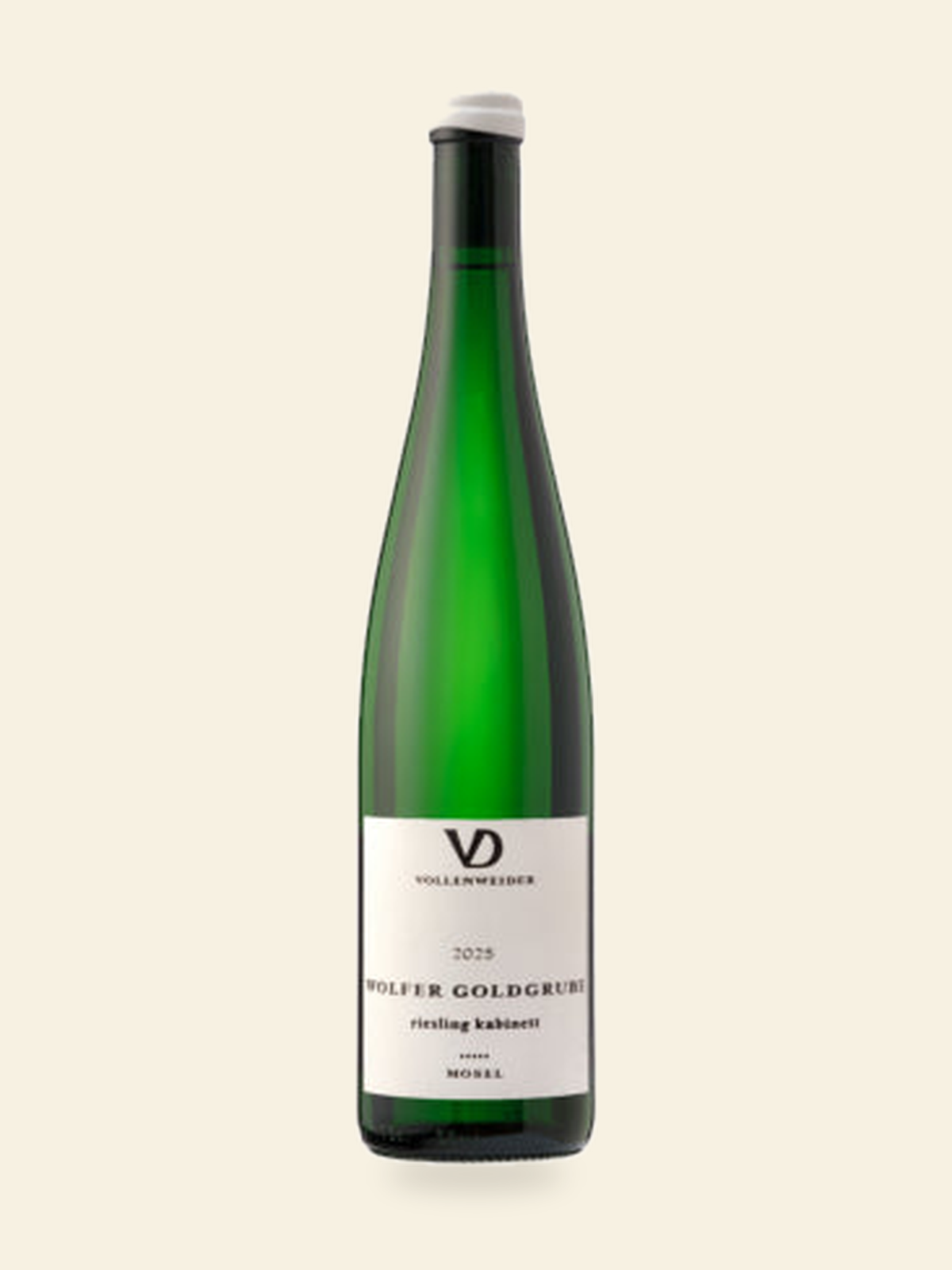 Harmonised bottle image for Daniel Vollenweider Wolfer Goldgrube Riesling Kabi 2018; refer to the listed vintage and bottle size