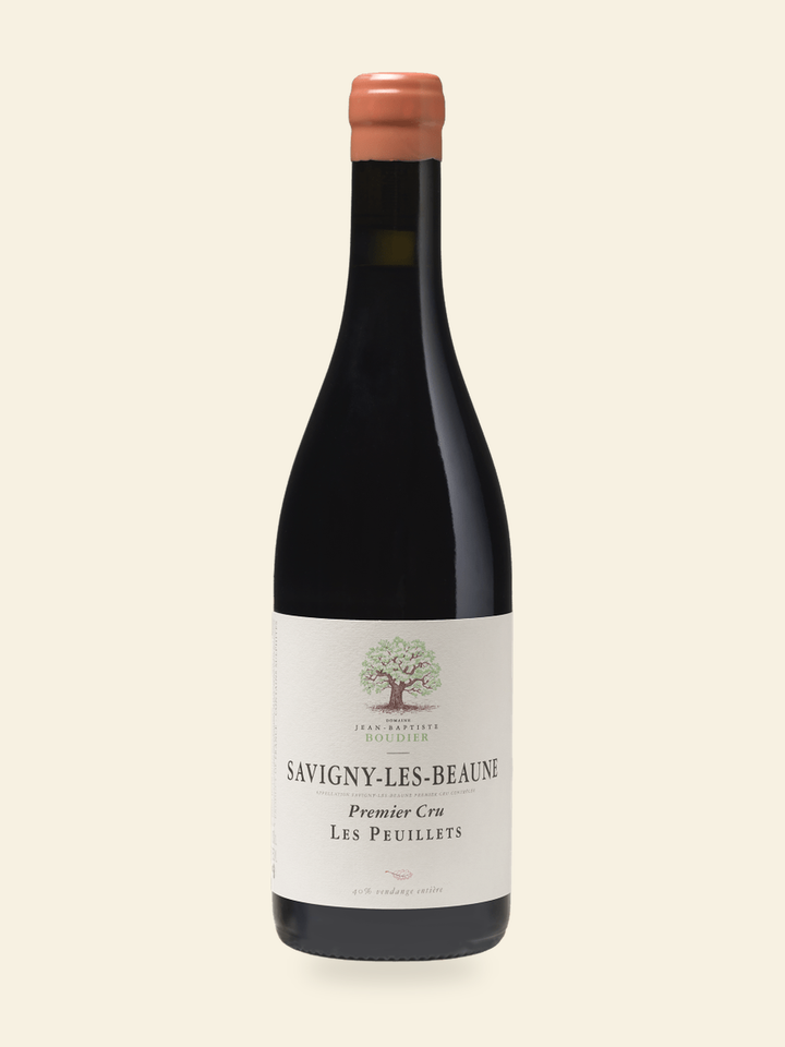 Harmonised bottle image for Jean-Baptiste Boudier Savigny-lès-Beaune 1er Cru Les Peuillets Rouge 2022; refer to the listed vintage and bottle size