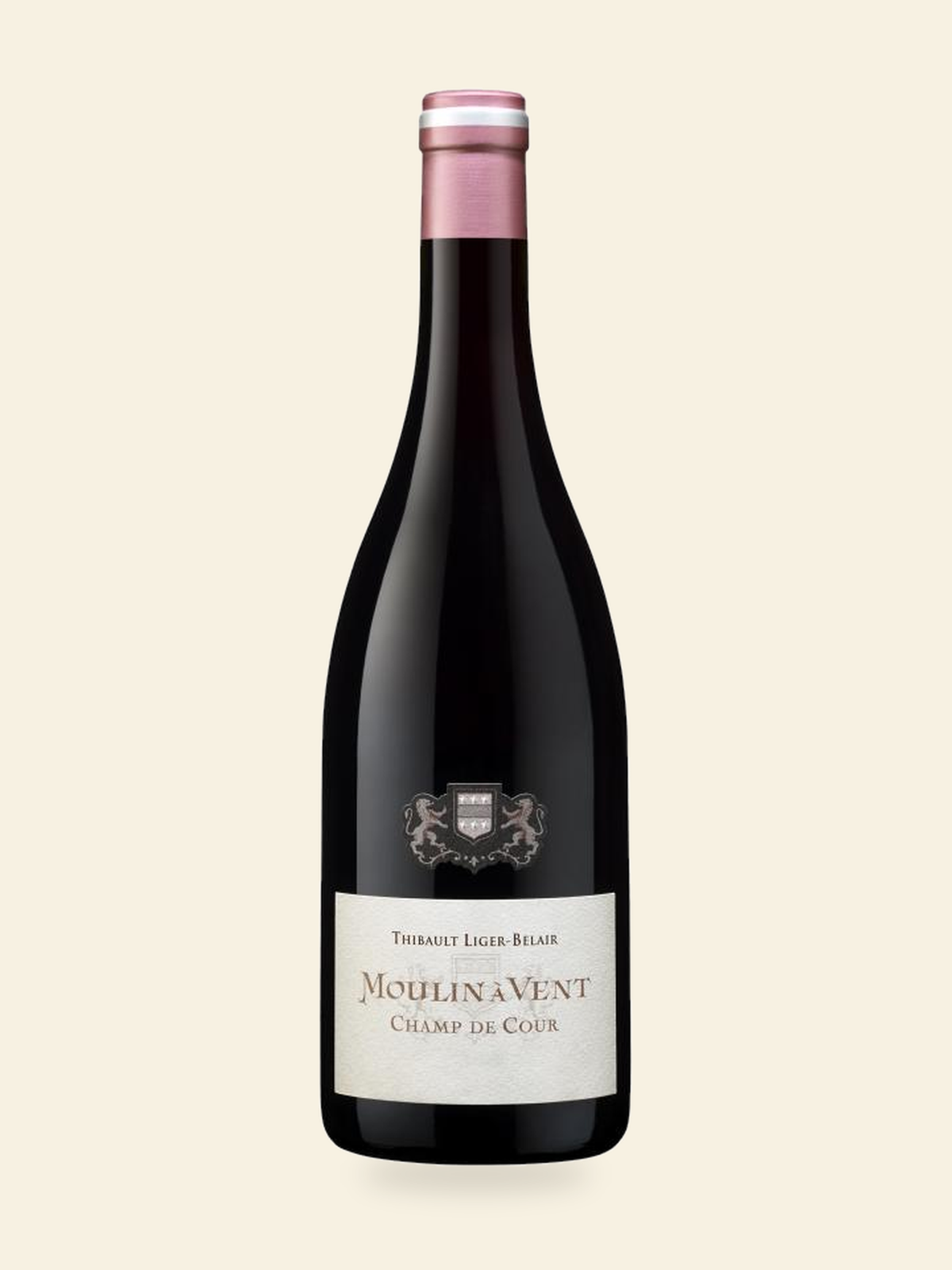 Harmonised bottle image for Thibault Liger-Belair Moulin-A-Vent Les Champs De Cour 2015; refer to the listed vintage and bottle size
