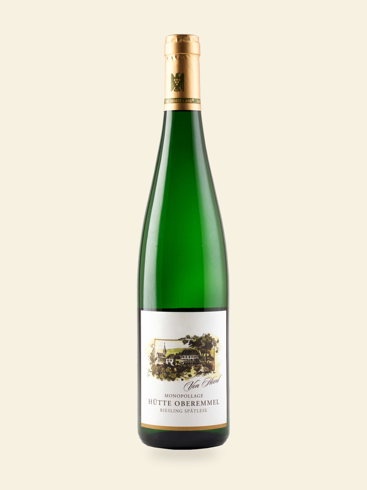 Harmonised bottle image for Von Hövel Riesling Hütte Spätlese 2016; refer to the listed vintage and bottle size
