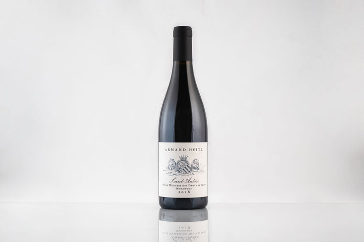 Armand Heitz Saint-Aubin Dents de Chien Rouge - illustrative producer bottle image; 2018 featured; refer to the listed vintage and bottle size