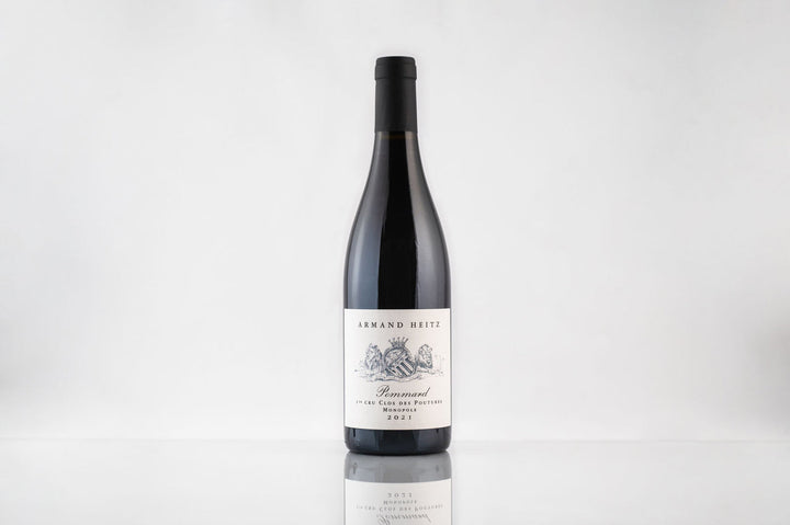Armand Heitz Pommard 1er Cru Clos des Poutures Monopole - illustrative producer bottle image; 2021 featured; refer to the listed vintage and bottle size