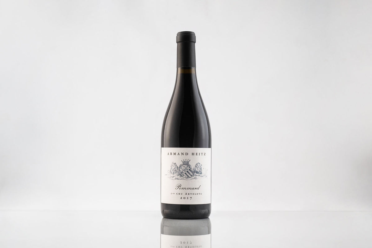 Armand Heitz Pommard 1er Cru Arvelets - illustrative producer bottle image; 2017 featured; refer to the listed vintage and bottle size