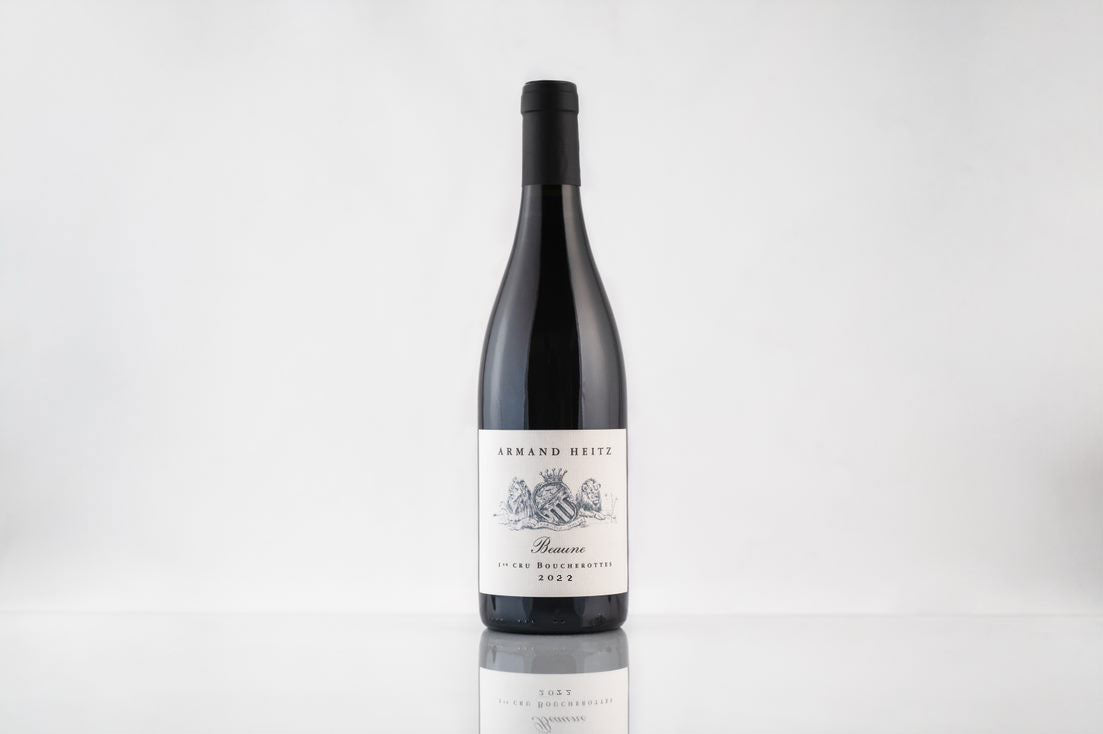 Armand Heitz Beaune 1er Cru Boucherottes - illustrative producer bottle image; 2022 featured; refer to the listed vintage and bottle size